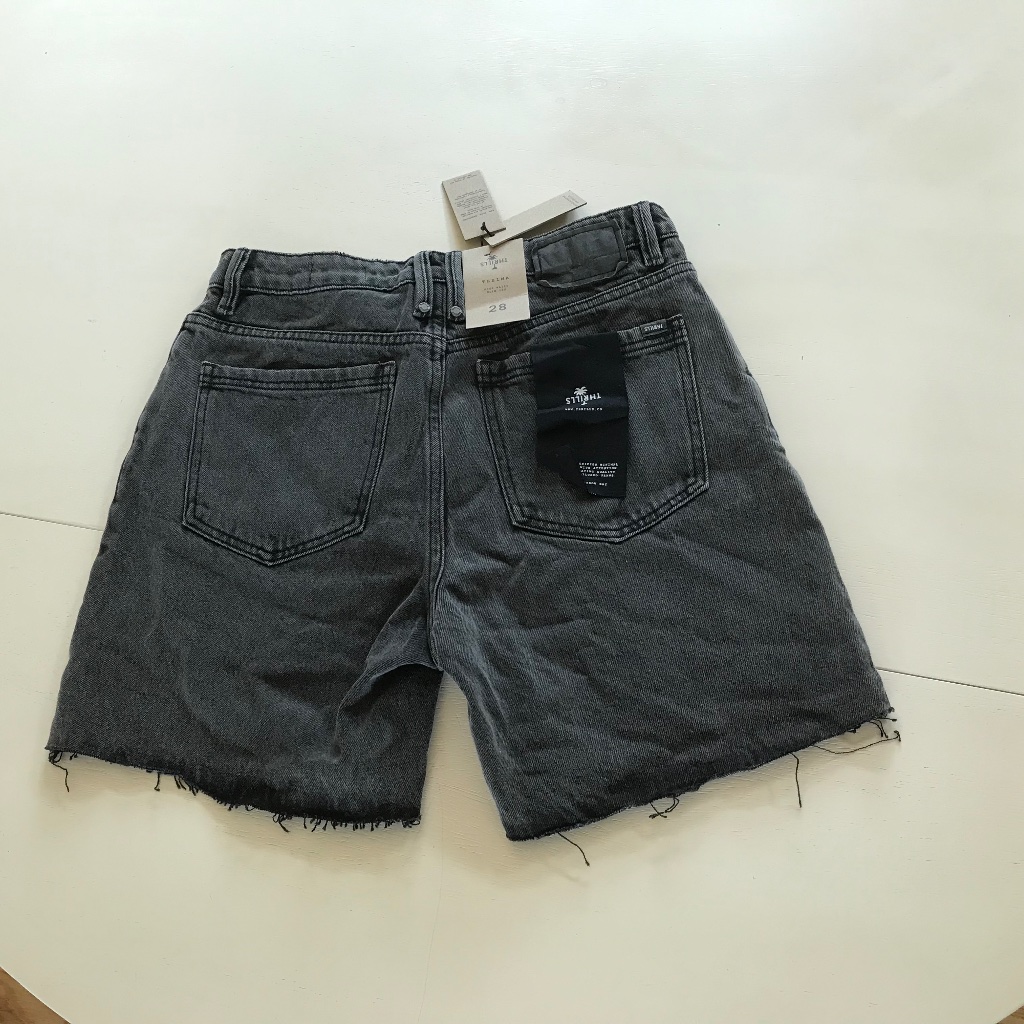 New Thrills Thelma Denim Wasted Black Short — image 8 of 8
